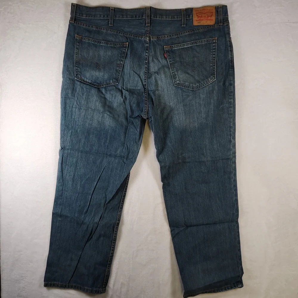 Levis 559 Relaxed Straight Jeans Mens‎ 44x29 Blue Denim Mid Wash